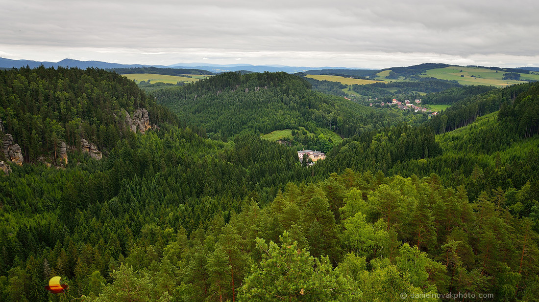 Střmen Castle View, Teplice Rocks, Czech Republic