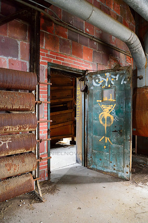 Open Door at Perot Grain Elevator, Silo City - Elevator Alley, Buffalo, New York (NY)