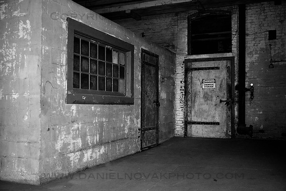 Chemical Storage Door, Silo City - Elevator Alley, Buffalo, New York (NY)