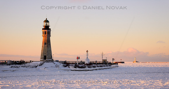 Kiss of Light on Buffalo Main Light, Erie Basin Marina - Waterfront, Buffalo, New York (NY).