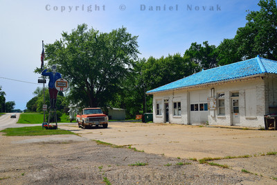 Friendly Gas Station Man, Menlo, Iowa (IA).