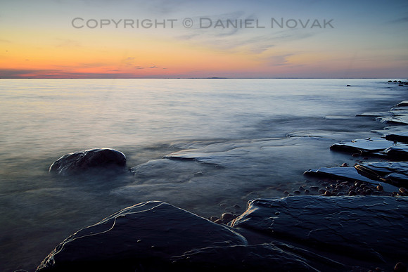 When the Sun Goes to Sleep, Lake Erie Sunset Photograph