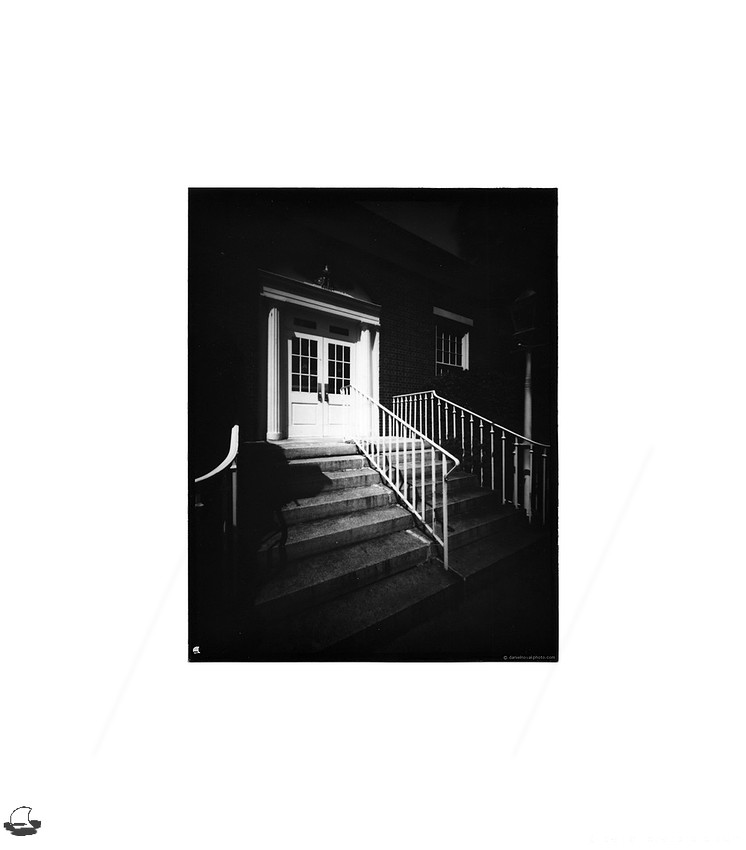 Police Station, Lensless 4x5" Pinhole, Orchard Park, NY