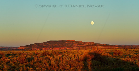 Moonrise over Somewhere by Monticello, Utah 191 in Summer