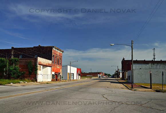 The Ghost Town Look along Route 66 in Galena, Kansas
