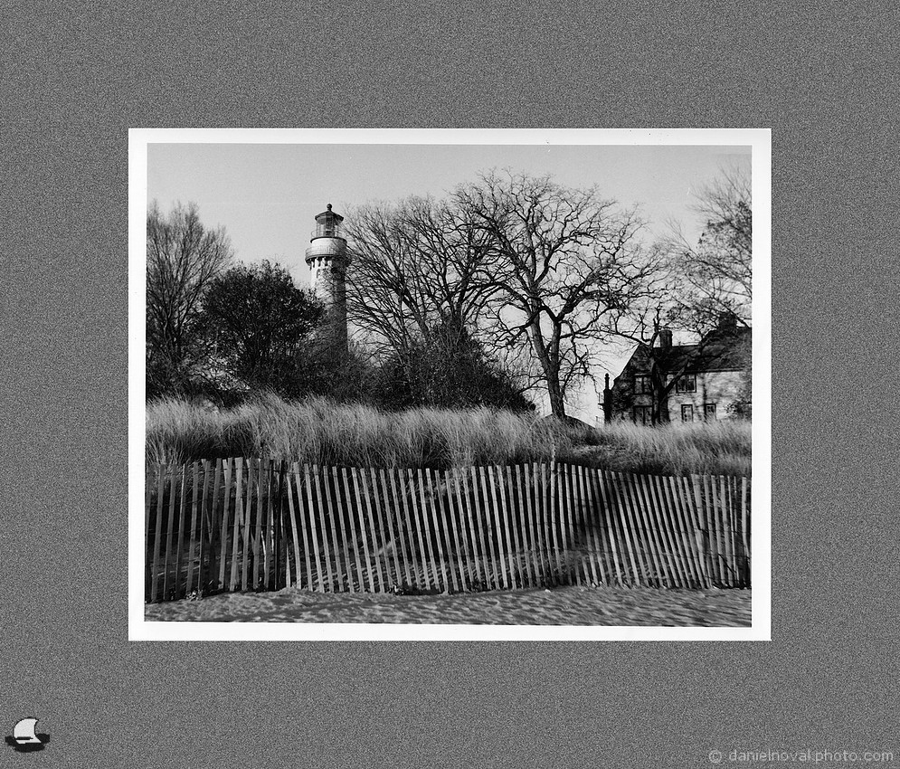 Grosse Point Lighthouse, Evanston, IL - 8" x 10" Darkroom Print