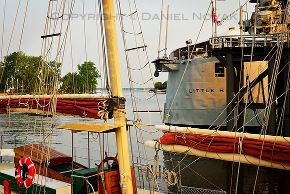 Little Rock & Spirit of Buffalo Ships at Canalside and Naval Park, Buffalo, NY