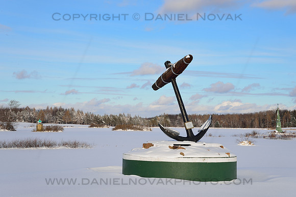 Anchored Winter at Winter's Pond, Langford, New York (NY)