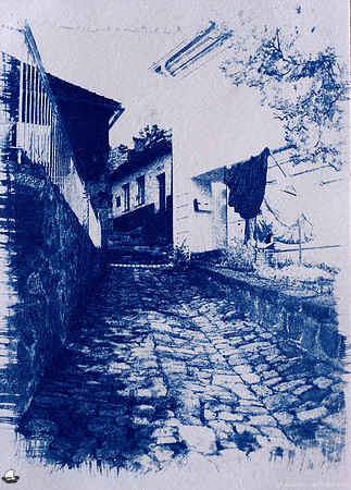 Laundry, Cyanotype