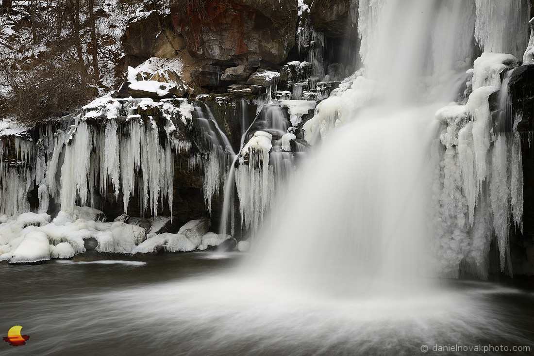 Winter Roar at Akron Falls, Buffalo and Western New York Winter Wonderland.