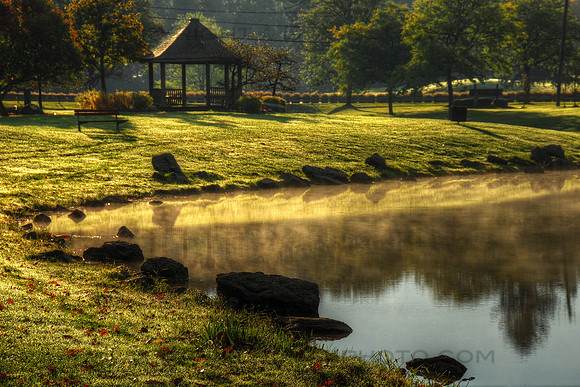 Morning by the Lake, Green Lake, Orchard Park, NY.