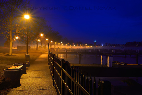 Morning Blues at the Erie Basin Marina, Buffalo, NY in Winter