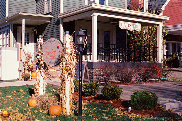 Fall Decoration at Ginger Snap Patisserie