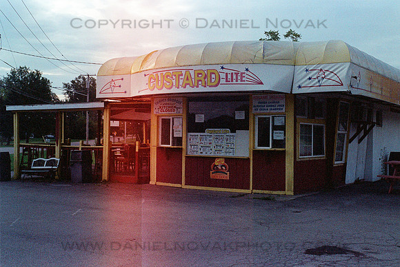 Custard Lite, a Vintage  Ice Cream Stand in Orchard Park, NY.