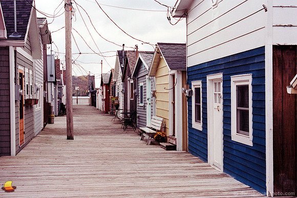 Colorful Boathouses