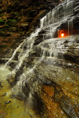 Eternal Flame Chestnut Ridge Park Orchard Park, NY in summer.