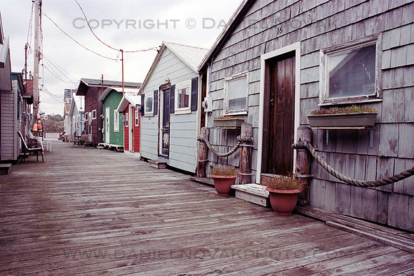 Boathouse Row on Canandaigua Lake, New York