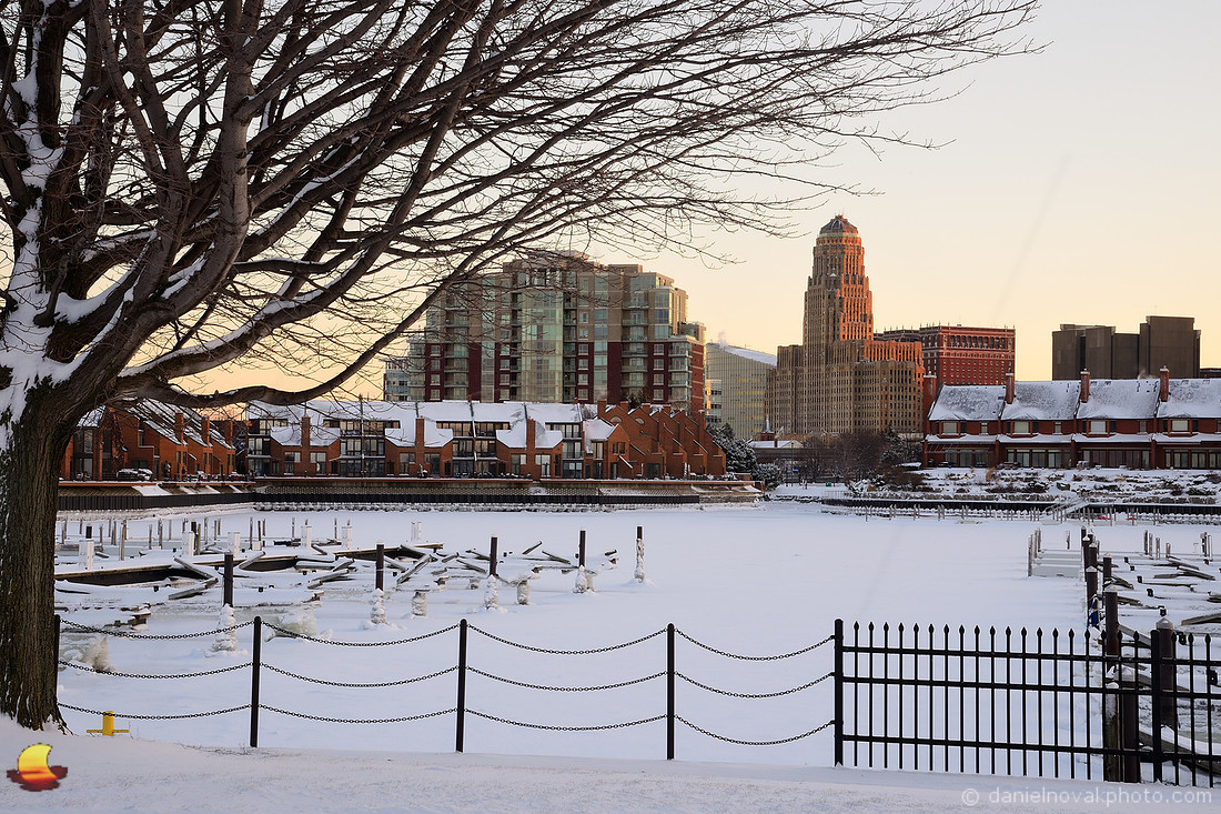 The City is Waking Up, Sunrise over Buffalo, NY