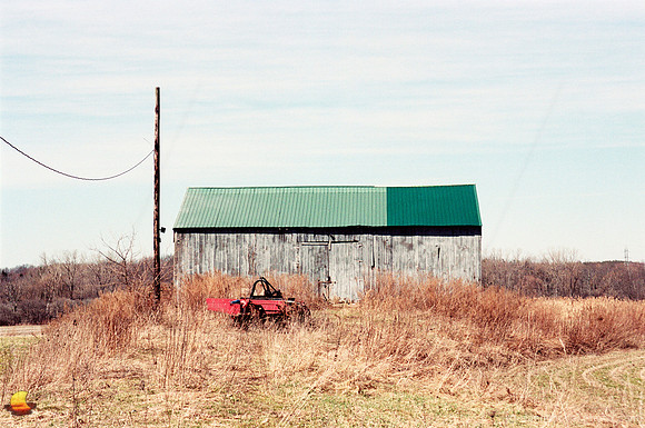 By a Barn