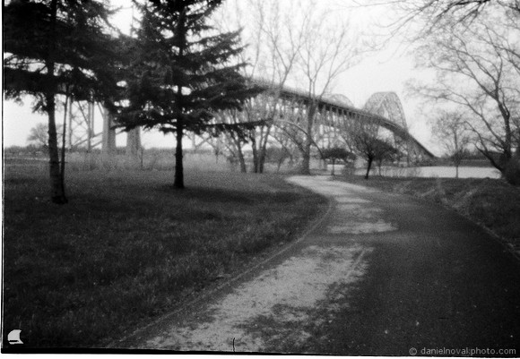 Path to Grand Island Bridge, Buffalo, NY