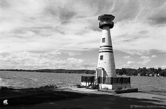 Celoron Lighthouse in Black & White