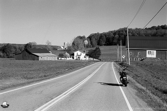 Country Roads on Motorcycle
