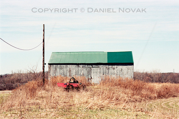 By a Barn, Rural Southtowns, Buffalo, New York (NY), Nikon N75, Kodak Portra 160 Film