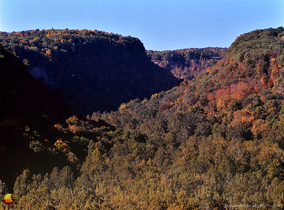Tea Table Gap in the Fall, Letchworth State Park