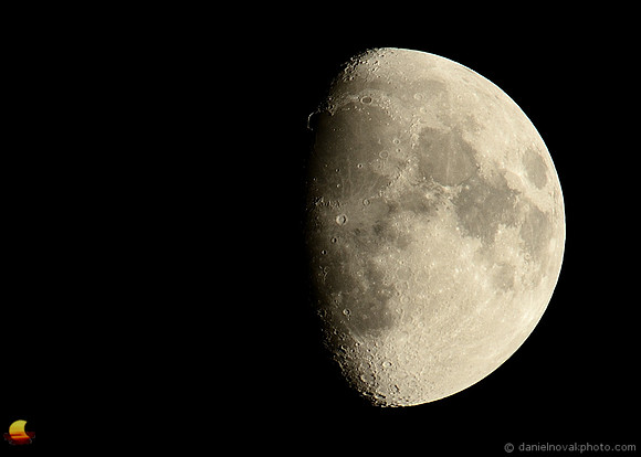 Waxing Gibbous Moon, 70%