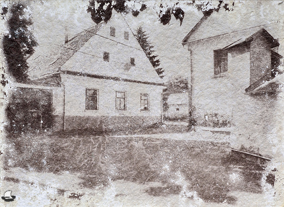 U Vlachů, Tea Toned Cyanotype, Horní Rozsíčka, Czech Republic