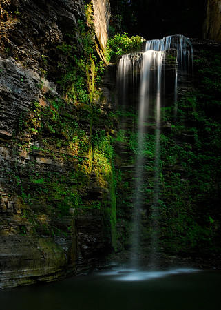 Eagle Falls in Havana Glen, near Watkins Glen, Finger Lakes, New York (NY).