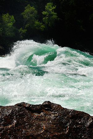 Wild Niagara River Wave at Class 6 Rapids, Whirlpool State Park, New York (NY)