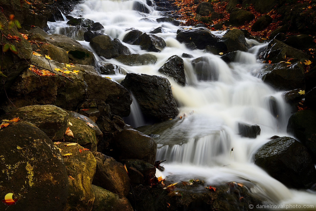 Down The Rocks it Goes - Smoke Creek Falls, Green Lake - Yates Park, Orchard Park, NY