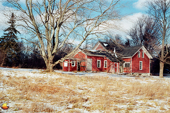 Red Cottage at Knox Farm, Winter Theme