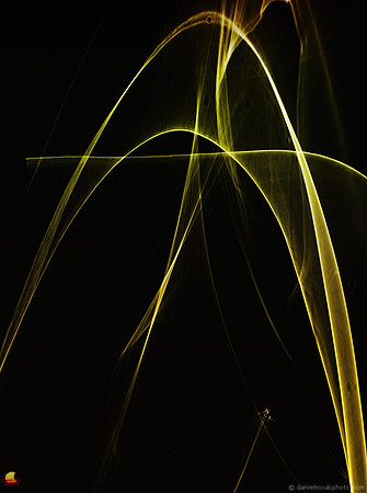 The Future, New Year Abstract, Wine Glass Refractograph