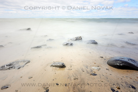 Lake or Ocean, Calm, Two Sides of one Coin, this one showing the quiet and moody side of Lake Erie.