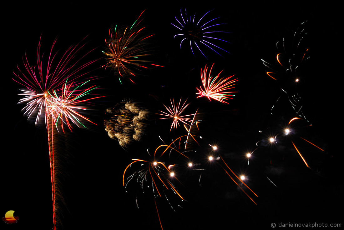 Happy 4th of July 2014! Independence Day fireworks in Orchard Park, New York (NY).