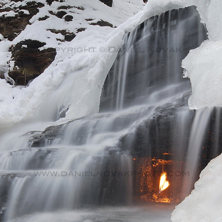 Eternal Flame in Winter