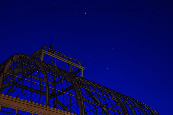 Big Dipper over Buffalo Botanical Gardens, South Park at Night