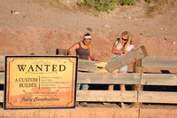 Bull Hole in the Fence, Rimrock Rodeo, Fruita, Colorado.