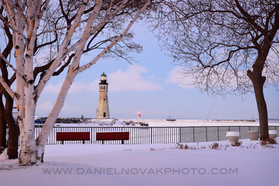 Season's Greetings from Buffalo Main Light, Winter Dozen
