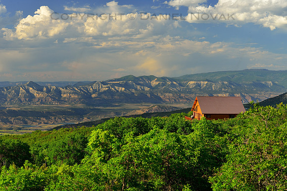 House with a View, Sunset Valley View from Grand Mesa, Colorado (CO).