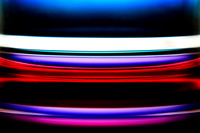 Colorful Abstract  Layers of a Glass, Corning Museum, New York (NY).