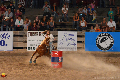 Barrel Racing, Rimrock Rodeo, Fruita, Colorado
