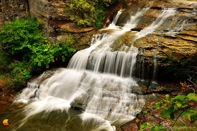 Upper Papermill Falls, Letchworth State Park Waterfall