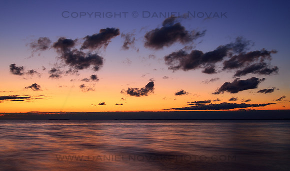 Sunset Colors over Woodlawn Beach State Park, Hamburg - Buffalo, New York (NY).