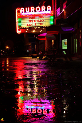 The Aurora Theater Reflection, East Aurora, NY
