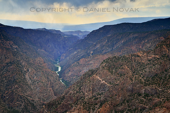 Brewing Sunset, Black Canyon of the Gunnison, National Park in Colorado (CO).